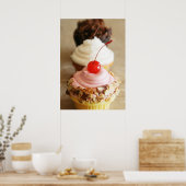 Poster alimentaire du Trio des Cupcakes (Cuisine)