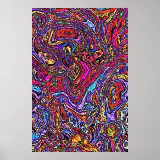 Poster alimentation abstrait 8 (Devant)