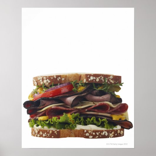 Poster Alimentation, Alimentation Et Boisson, Blé, Pain,  (Devant)