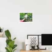 Poster Alimentation d'un lémurien à queue ronde (Bureau à domicile)