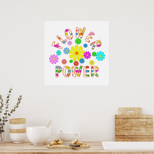 Poster Alimentation FLOWER (Cuisine)