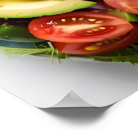 Poster Alimentation saine (Coin)