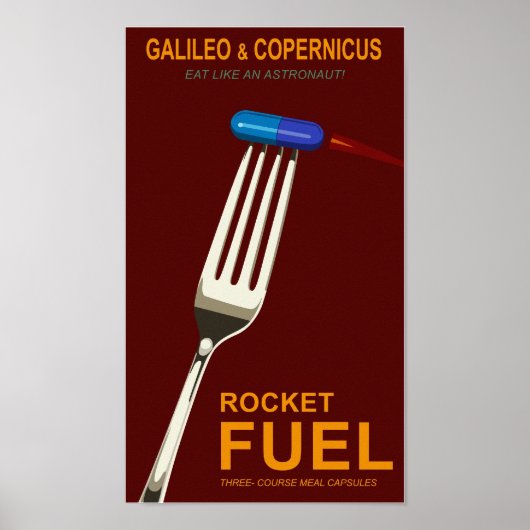 Poster Alimentation spatiale (Devant)