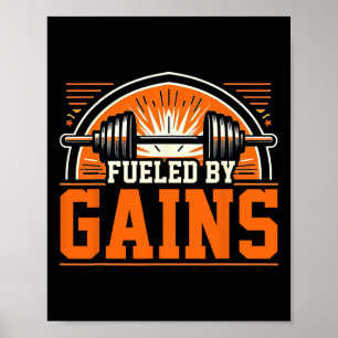 Poster Alimenté 1 Par Gain Bodybuilding Gym