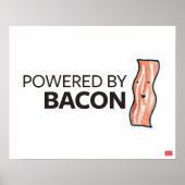 Poster Alimenté par Bacon (Devant)