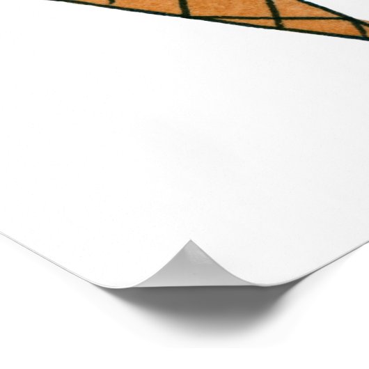 Poster Alimenté par de la crème glacée (Coin)