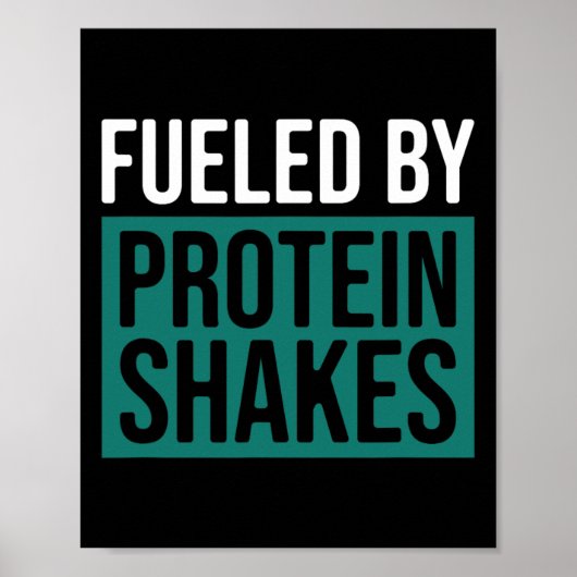Poster Alimenté Par Des Réactions De Protéines (Devant)