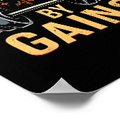 Poster Alimenté Par Gain Bodybuilding Gym (Coin)