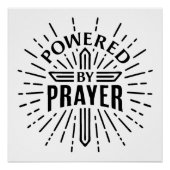 Poster Alimenté par la prière (Devant)