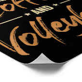 Poster Alimenté par le joueur de l'équipe d'entraîneurs d (Coin)