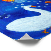 Poster Alimenter Les Canards Peinture Acrylique Art Impri (Coin)