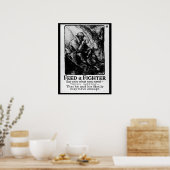 Poster Alimenter un chasseur/ne manger que ce que vous_Wa (Cuisine)