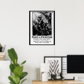 Poster Alimenter un chasseur/ne manger que ce que vous_Wa (Bureau à domicile)