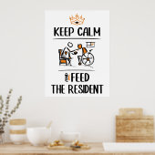 Poster Alimentez le Résident. Assistant en soins infirmie (Cuisine)