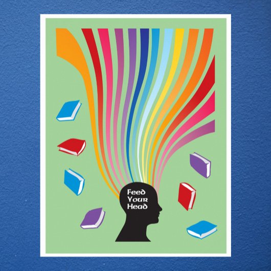 Poster Alimentez Vos Livres En Tête