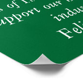 Poster Aliments biologiques par rapport aux aliments tran (Coin)