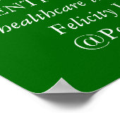 Poster Aliments biologiques par rapport aux aliments tran (Coin)