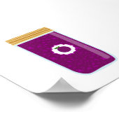 Poster Aliments de canne - Confiture de prune (Coin)