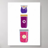 Poster Aliments de canne - Confitures mixtes (Devant)