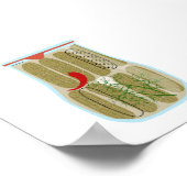 Poster Aliments de canne - Poches de moulage (Coin)