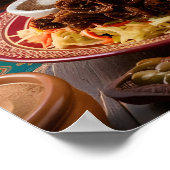 Poster Aliments et produits arabes (Coin)