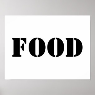 Poster Aliments génériques et boissons Fournitures de fêt