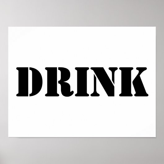 Poster Aliments génériques et boissons Fournitures de fêt (Devant)