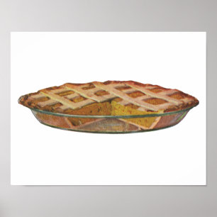 Poster Aliments vintages, Dessert, Thanksgiving Citrouill