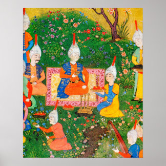 Poster Alisher Navoiy, Cérémonie du thé