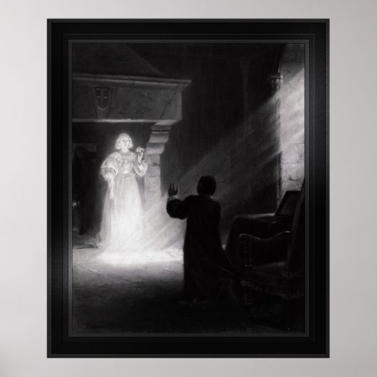 Poster Alix Apparition Au Masque par Tony Robert-Fleury (Devant)