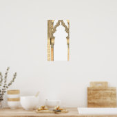 Poster Aljaferia. Palais islamique. Arches. Saragosse (Cuisine)