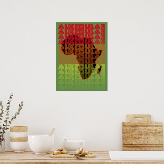 POSTER ALKEBULAN - FADE (Cuisine)