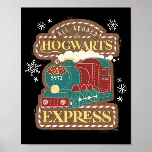 Poster All Aboard The Express Christmas Cookie (Devant)