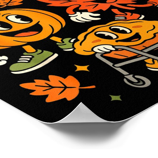 Poster All About Fall Prevention Funny Autumn Therapy Pt (Coin)