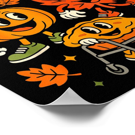 Poster All About Fall Prevention Funny Autumn Therapy Pt  (Coin)