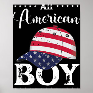 Poster All American Boy Casquette - 4 juillet