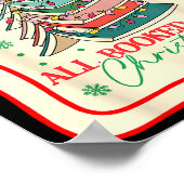 Poster All Booked For Christmas Coquette Bow Tree Lights (Coin)