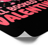 Poster All Booked For Valentine Book Funny Teacher Kids G (Coin)