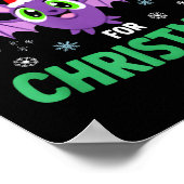 Poster All I Want For Christmas Is A Bat Ugly Xmas Holida (Coin)