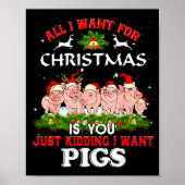 Poster All I Want For Christmas Is A G Ugly Sweater (Devant)