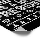 Poster All I Want For Christmas Is A New President Ugly L (Coin)