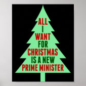 Poster All I Want For Christmas Is A New Prime Minister (Devant)