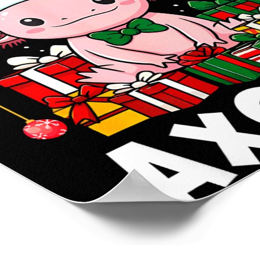 Poster All I Want For Christmas Is An Axolotl Holiday Pet (Coin)