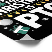 Poster All I Want For Christmas Is Pto Funny Christmas (Coin)