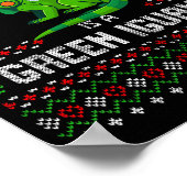 Poster All I Want Green Iguana Lizard Christmas Ugly Xmas (Coin)