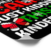 Poster All Is Calm Just Kidding This Is Kindergarten Chri (Coin)