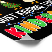 Poster All Is Calm Just Kidding This Is Kindergarten Chri (Coin)