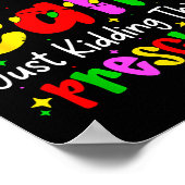 Poster All Is Calm Just Kidding This Is Preschool Funny C (Coin)