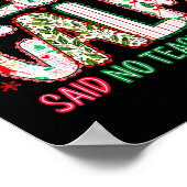 Poster All Is Calm Said No Teacher Ever Coquette Bow Chri (Coin)