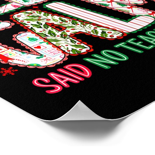 Poster All Is Calm Said No Teacher Ever Coquette Bow Chri (Coin)